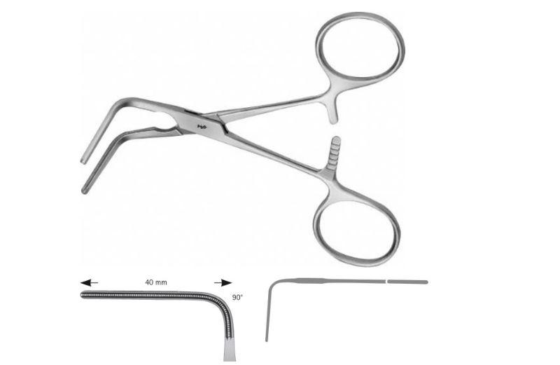 ДЕ’БЕКІ БУЛЬДОГ ЗАТИСКАЧ КРУГ. РУЧК. 90°105MM